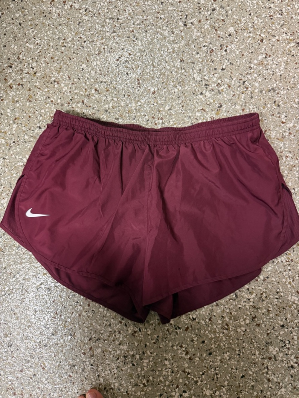 Nike Women's Maroon Athletic Running Shorts